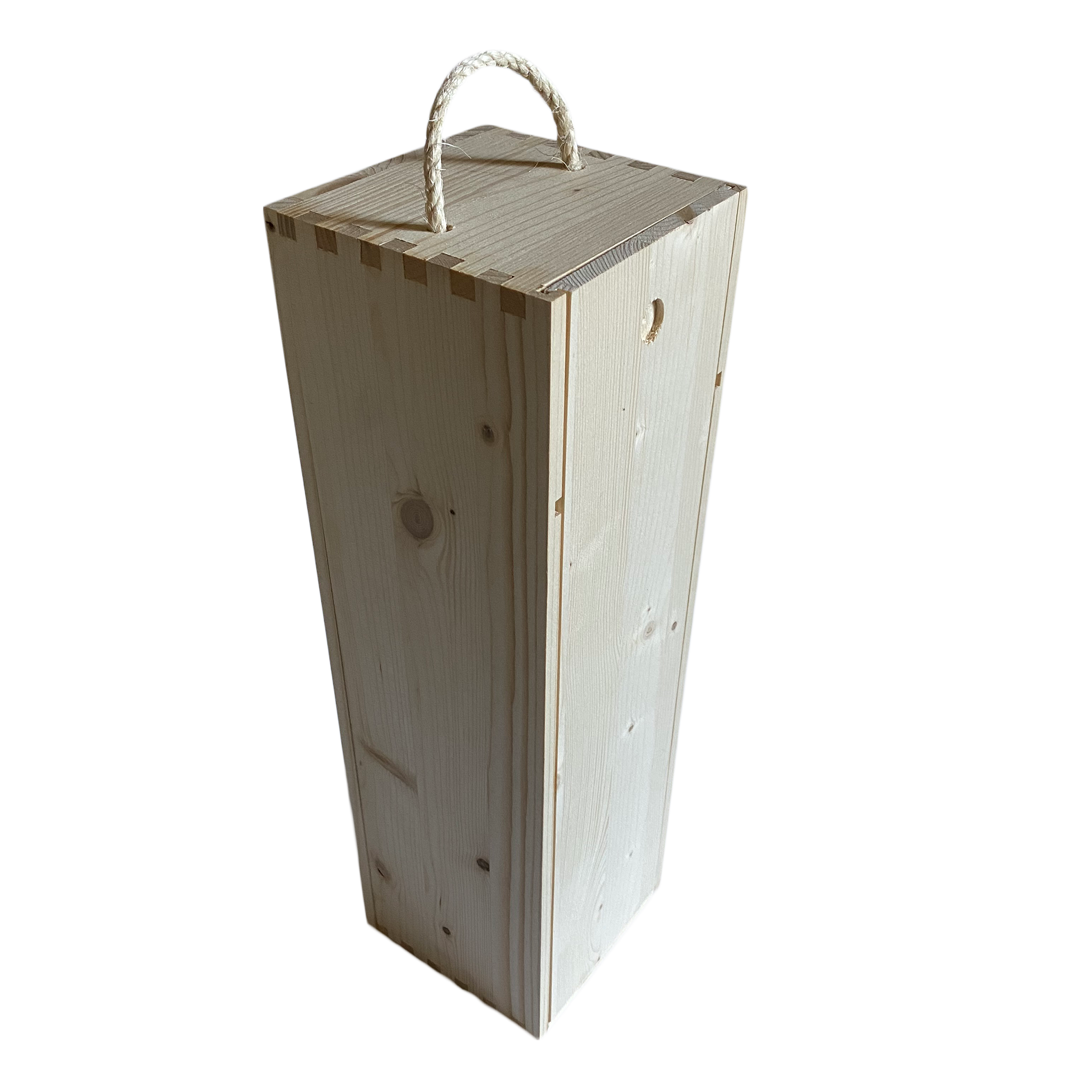 Wooden wine box (magnum bottle)